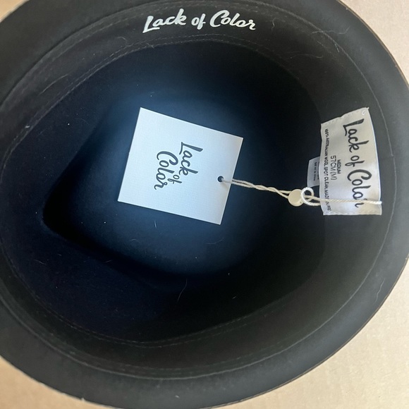 ❌SOLD❌ of Color Phoenix Vintage Ribbon Fedora in Black NWT - Picture 7 of 11